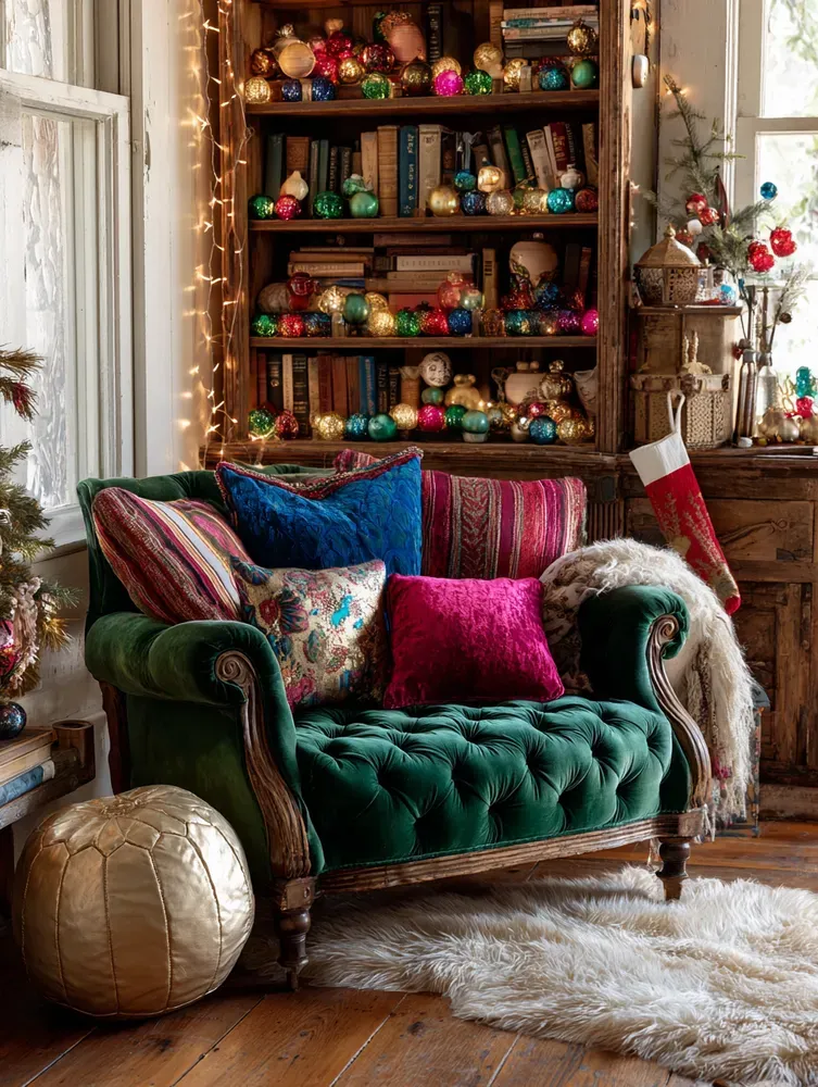 🎄 Christmas Boho Oasis: Create a Cozy, Eclectic Holiday Haven! 🌟