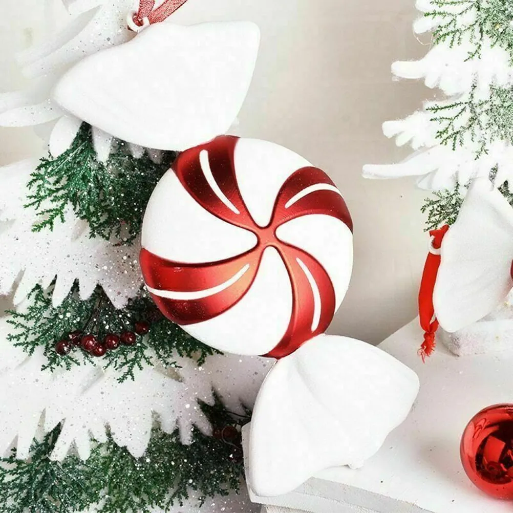 Christmas Decoration 32CM Red and White DIY Candy Hanging Pendant Xmas Tree  Party Decor - Walmart.ca