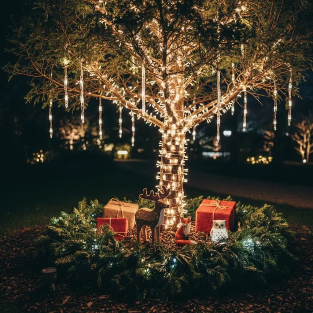 Christmas Decoration Indoor/Outdoor Christmas 24 V String Lights Christmas  Garden Decoration Ideas For A Festive Outdoor Look Aosom