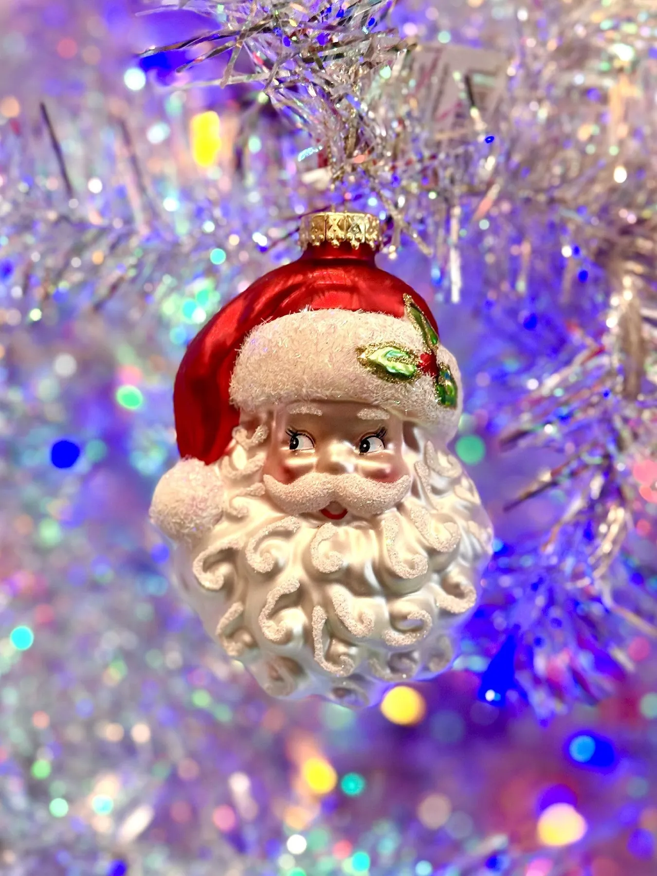 Christmas Decoration Pink Vintage Christmas Ornaments Old Collectible Soviet Glass Christmas Tree Decoration: Pink Ball With