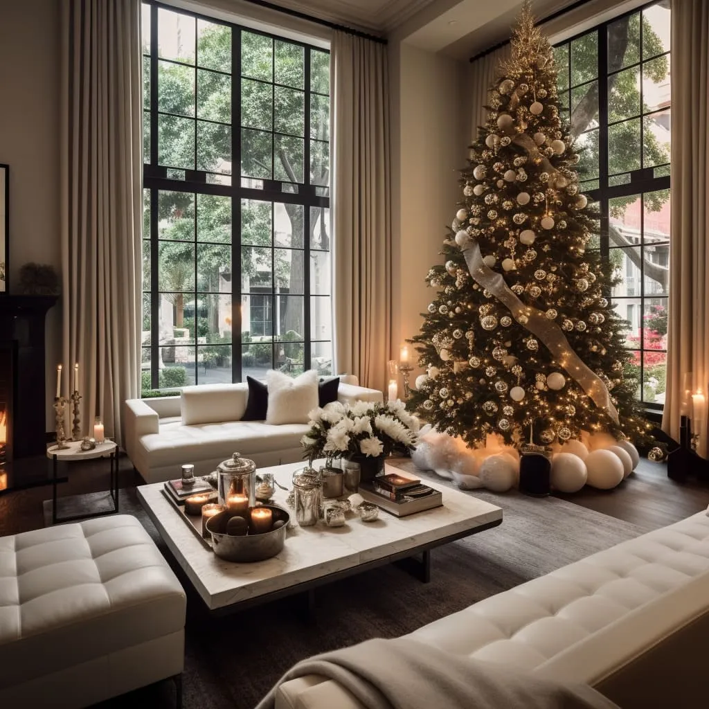 Christmas Elegance: Timeless Living Room Decorating Inspirations | Fancy  House Design