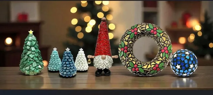 Christmas Mosaic Crafts – Ideas – MosaiikkiMyymälä