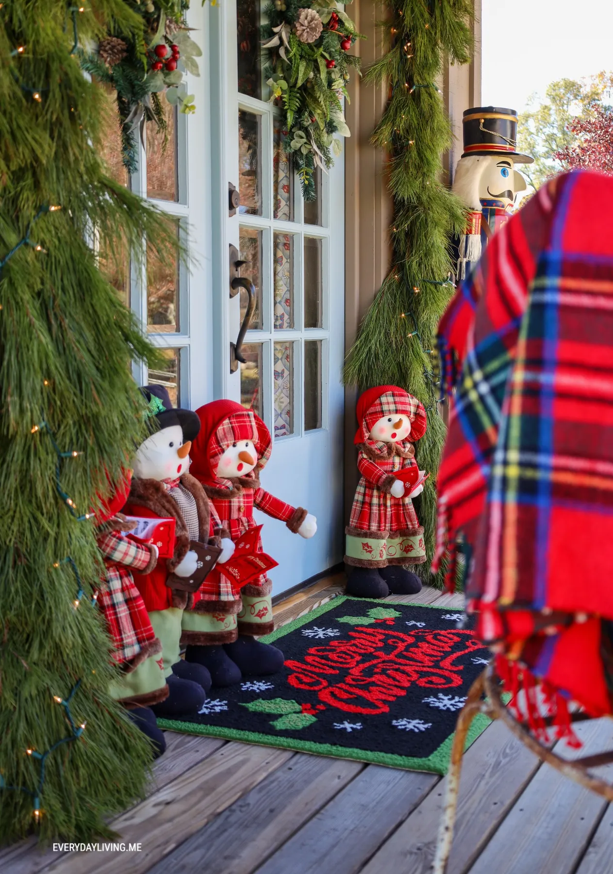 Christmas On The Cottage Porch & A Big Change