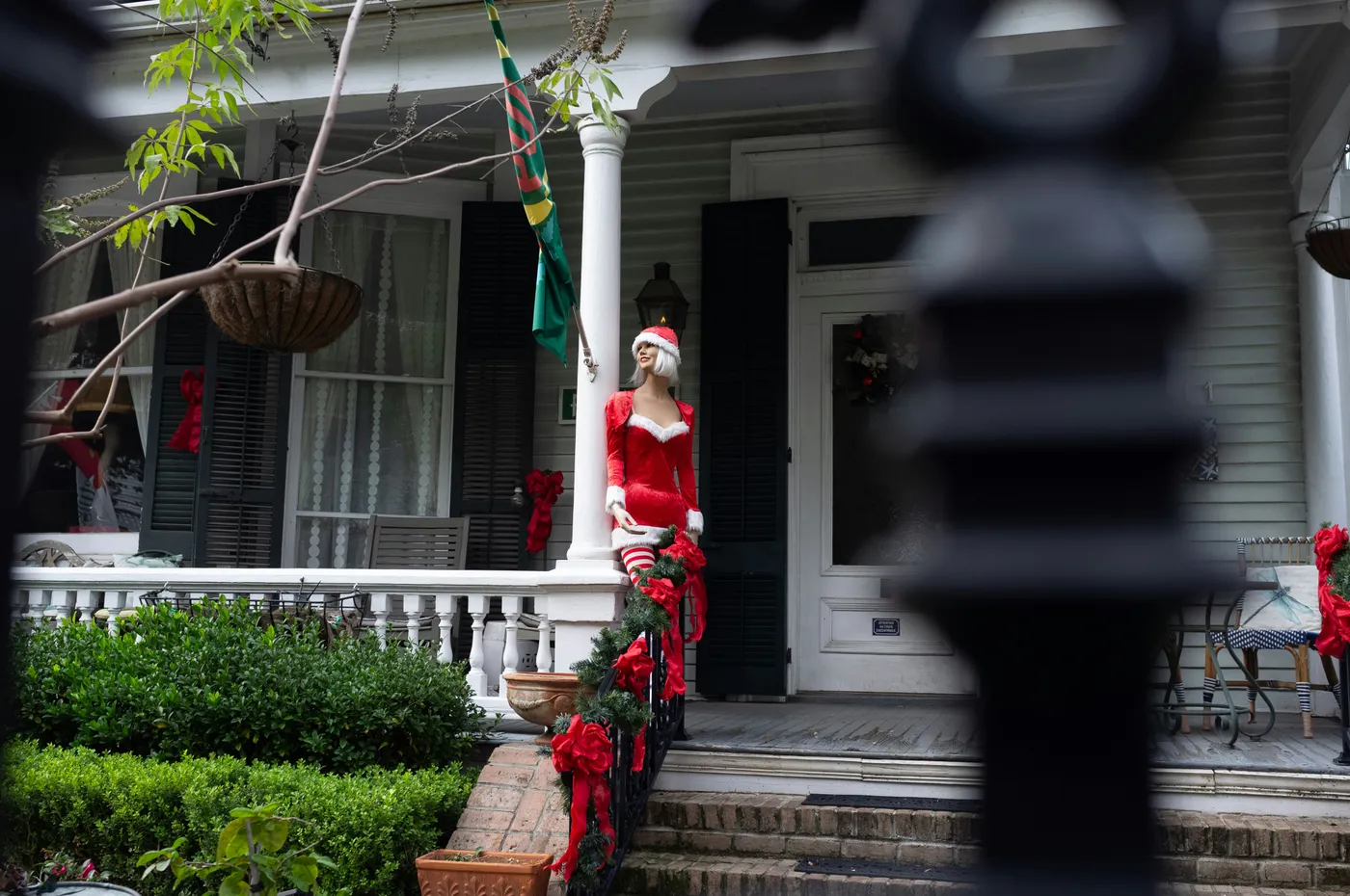 Christmas Porch in New Orleans, LA