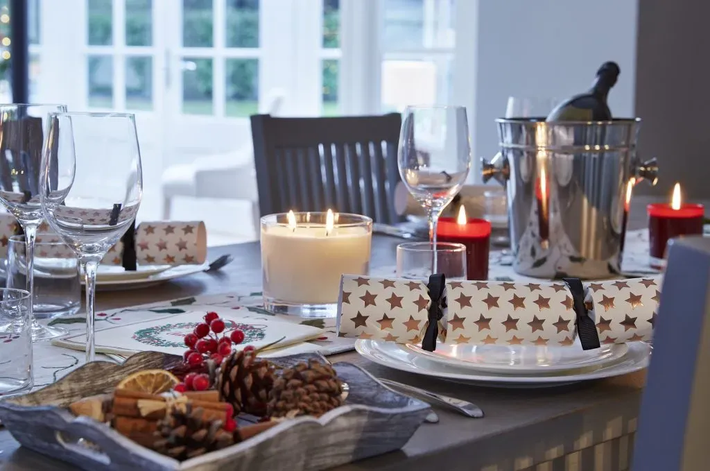 Christmas table decoration ideas - Westbury Garden Rooms