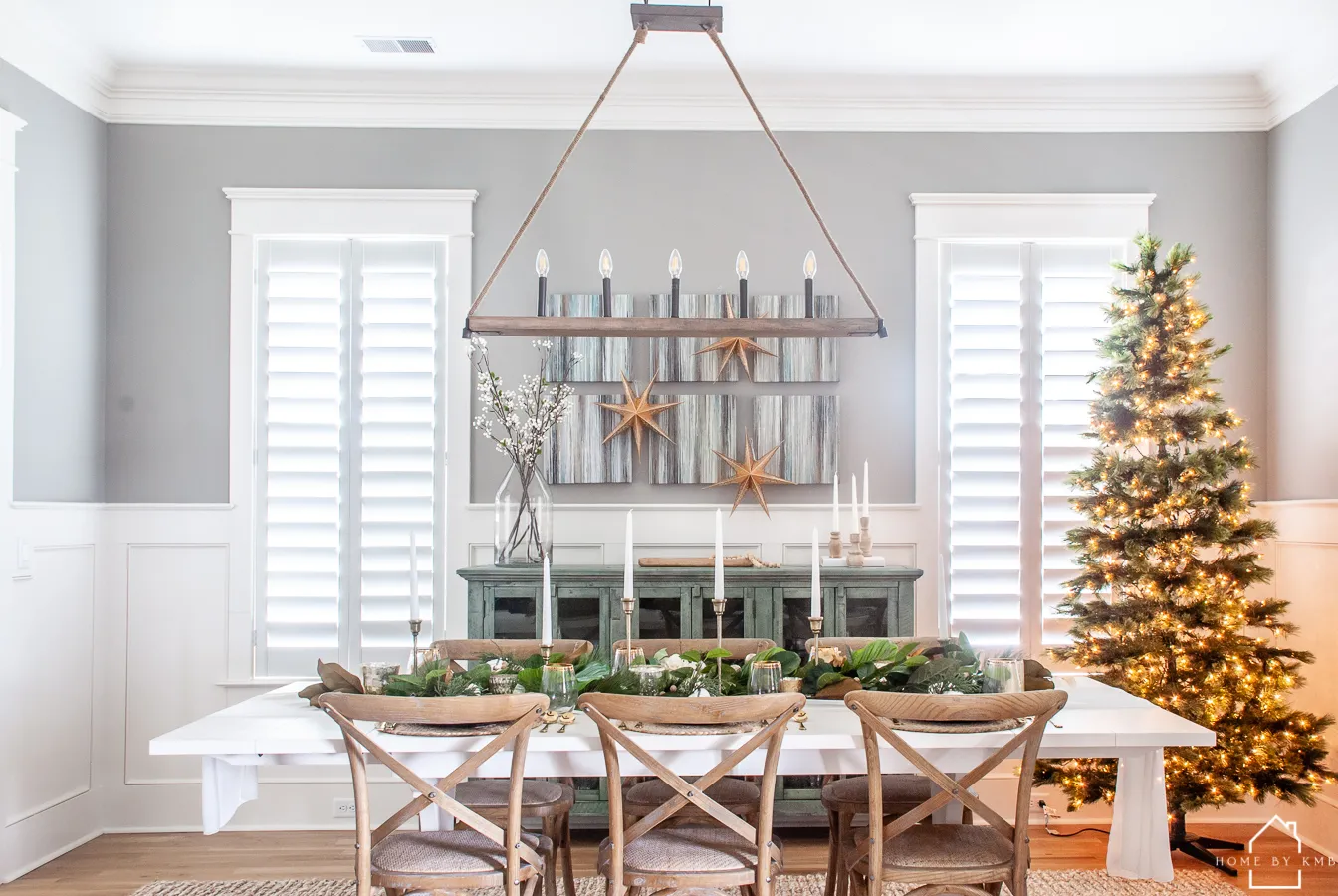 Christmas Tablescape - HOME by KMB