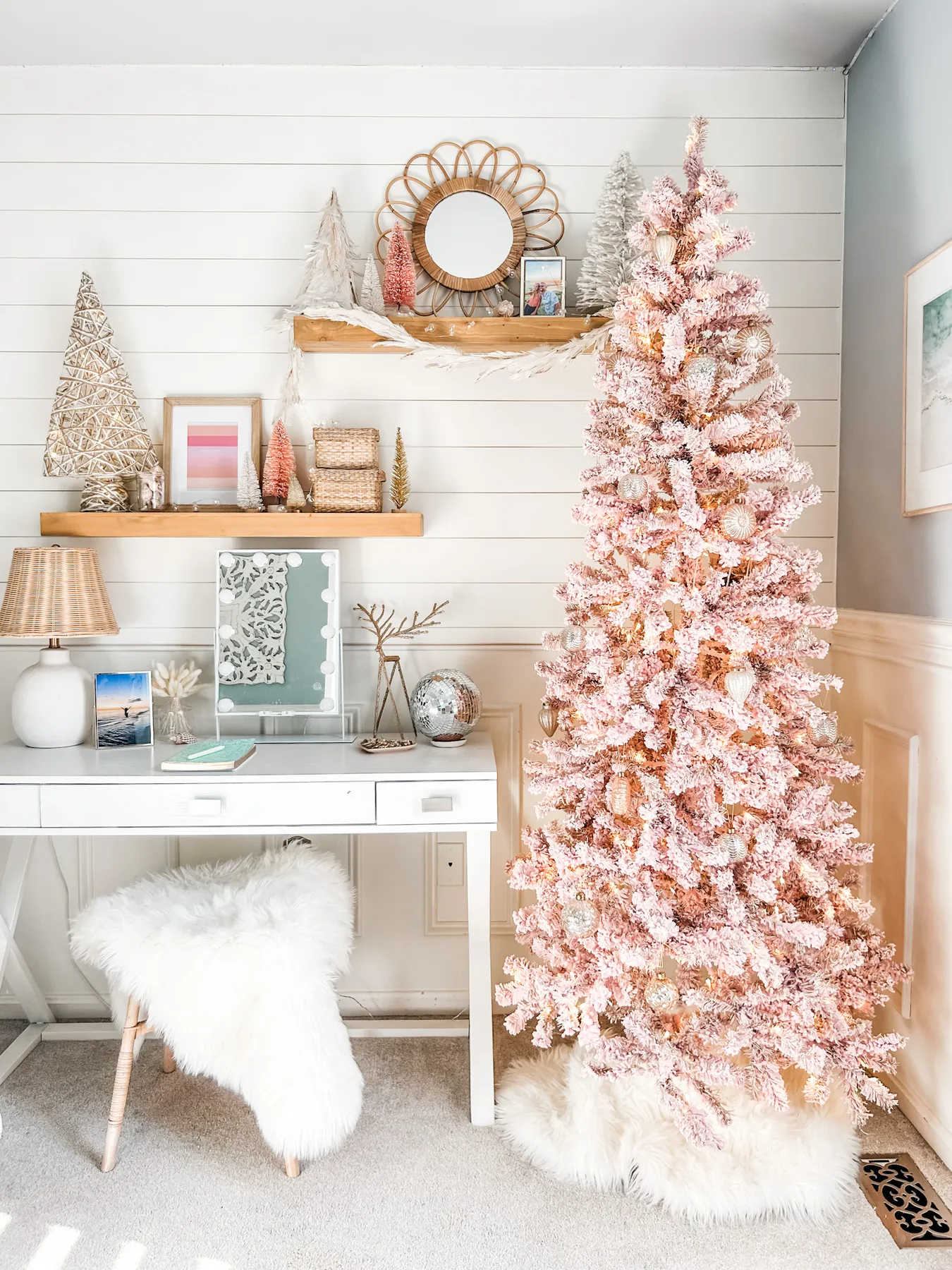 Christmas Tree Christmas House Pink Wait Until You See NEW Christmas Trees  Christmas Bedroom Home With Heather