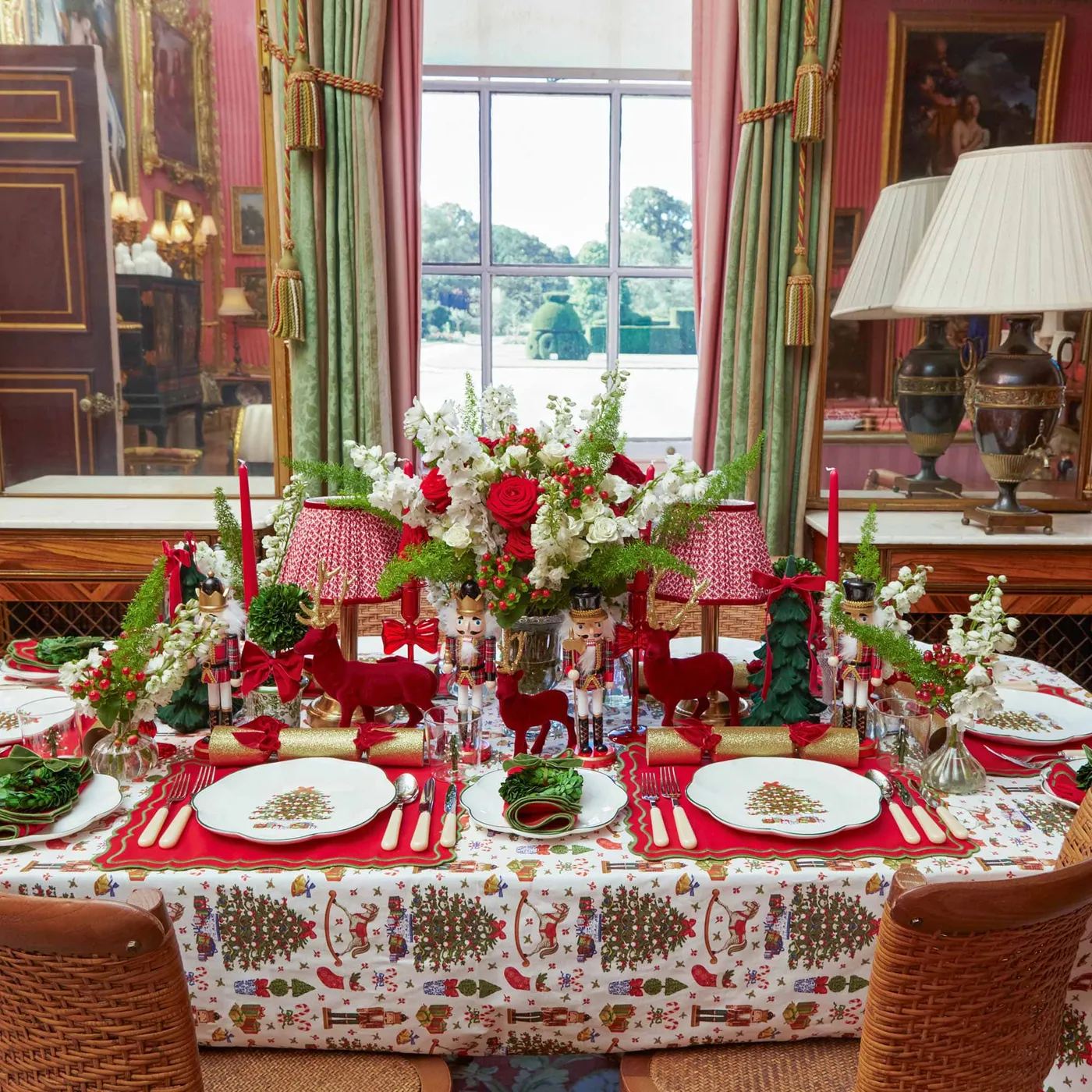 Christmas Tree Dinner Plates, Set of 4 | Mrs. Alice