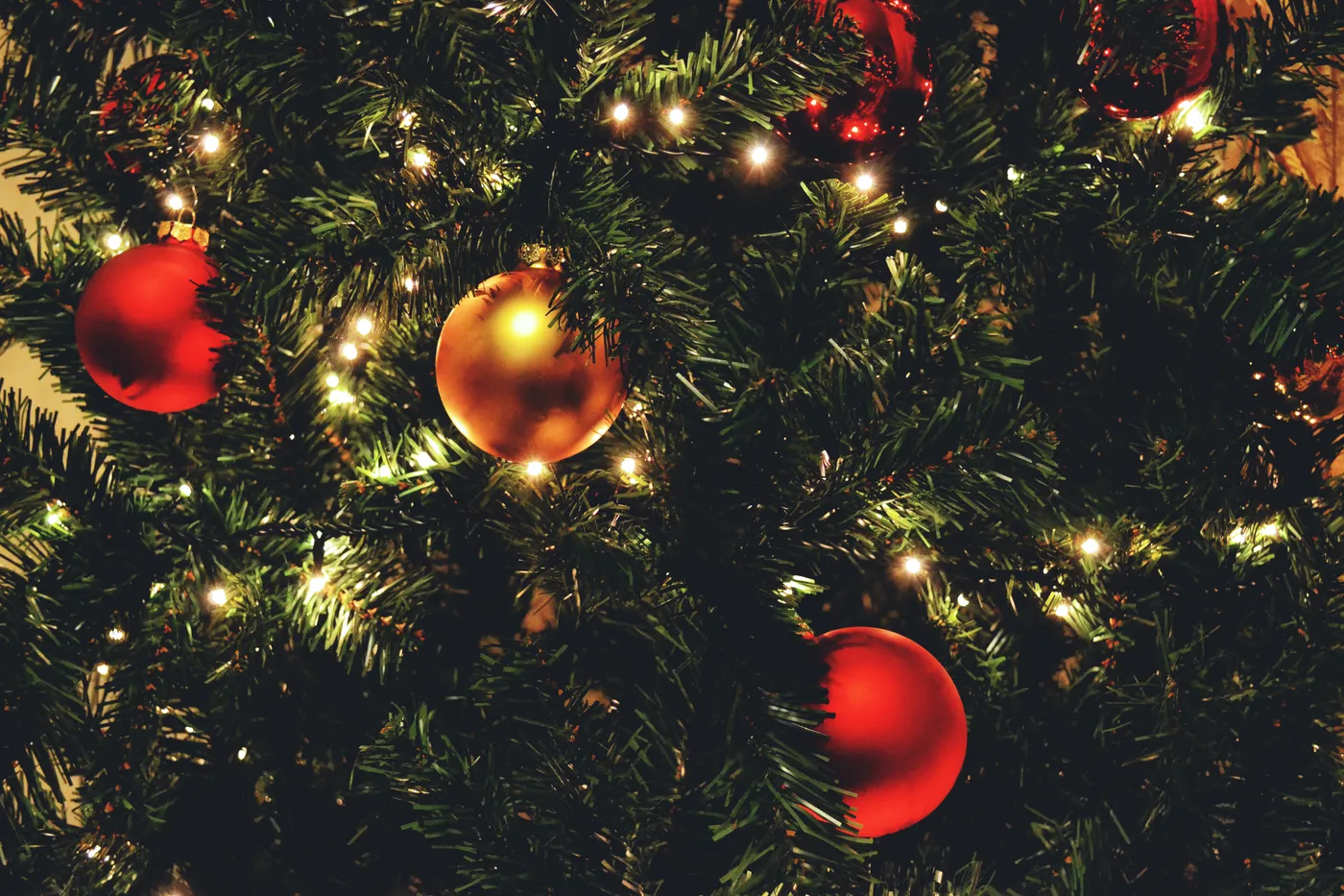 Christmas Tree Lights Royalty-Free Stock Photo
