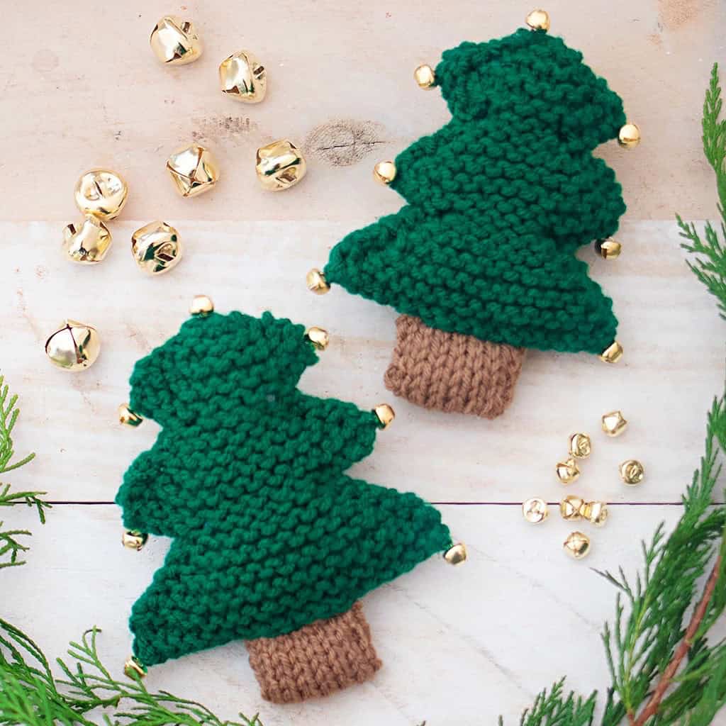 Christmas Tree Ornament Knitting Pattern -