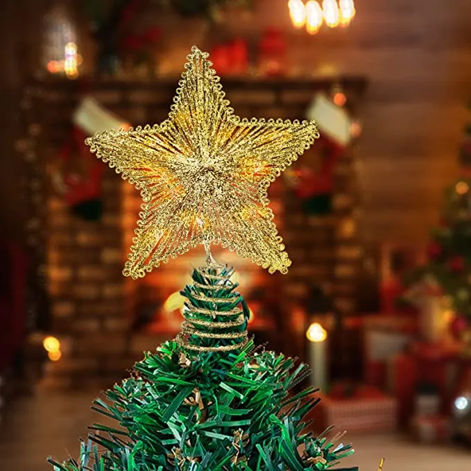 Christmas Tree Topper – Treetop Sparkle – 20 LED Lights – Item #5679 – H&J Liquidators and Closeouts, Inc