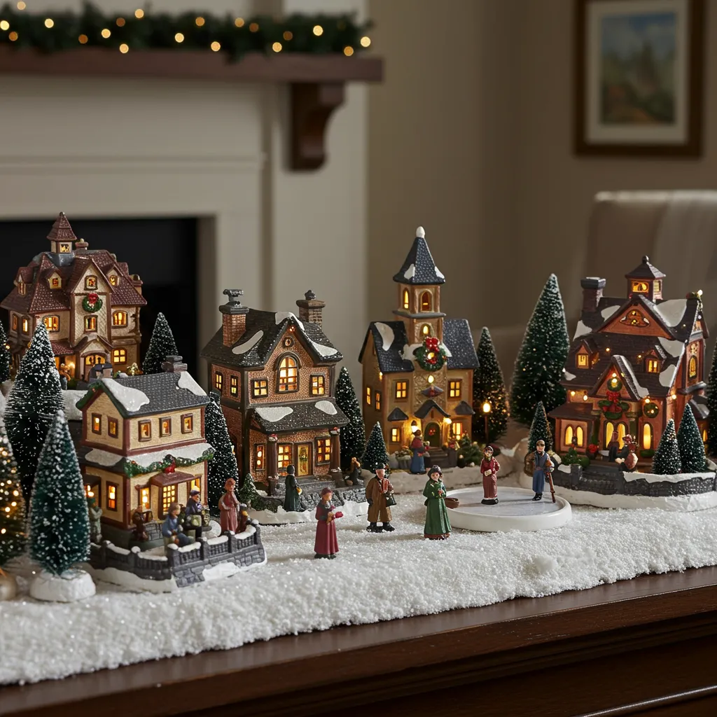 Christmas Villages & Scenes: Light Up Miniature Displays – Sefton Meadows  Garden Centre