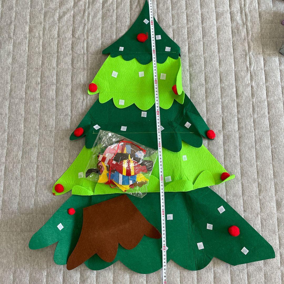 Christmas Wall Hanging Felt Christmas Tree Ornament Set with 32 Pieces ptaufiqphotography.com