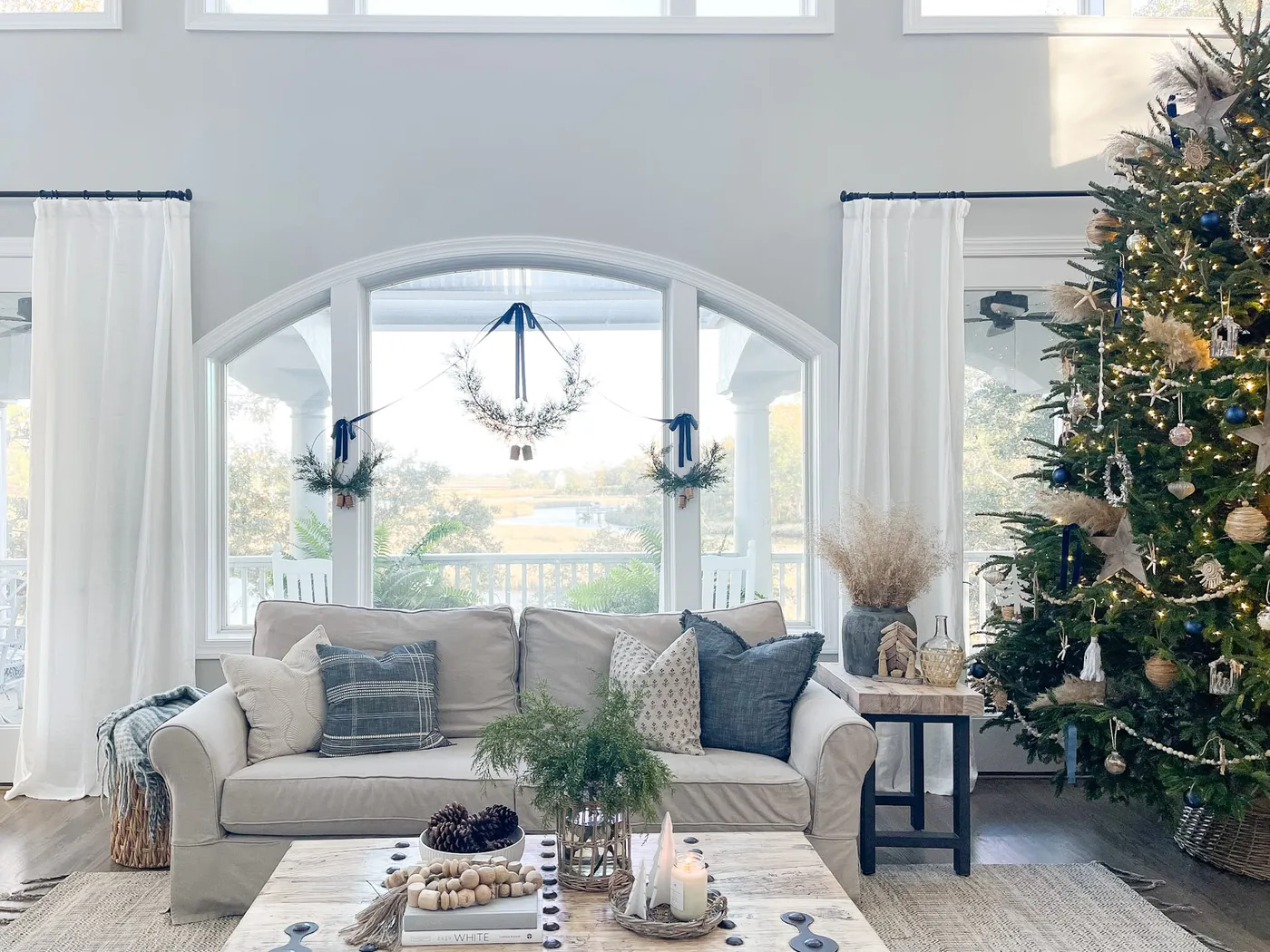 Coastal Christmas Home Tour - CASS Design Co.