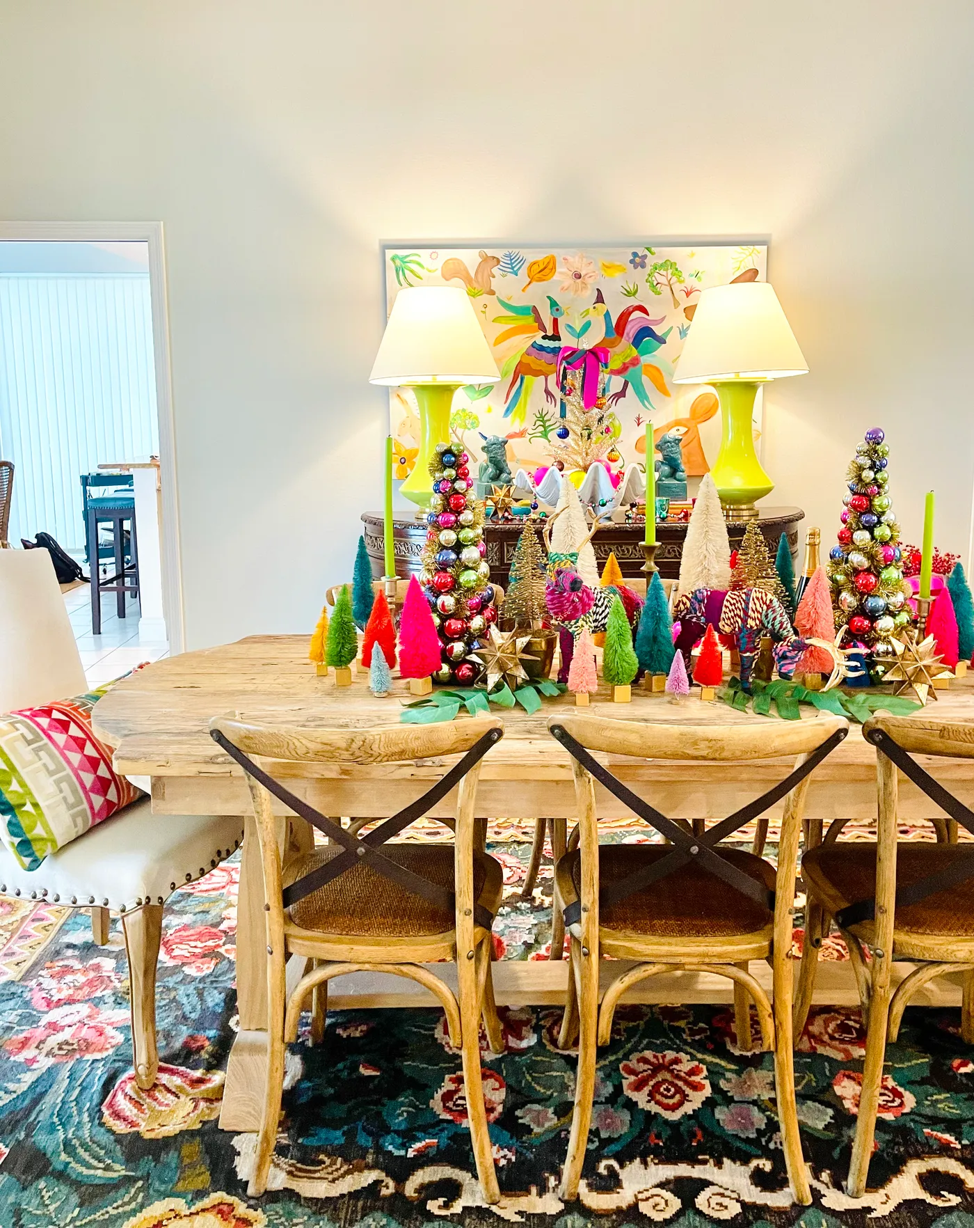 Colorful, Christmas Home Tour — Tippy Taylor