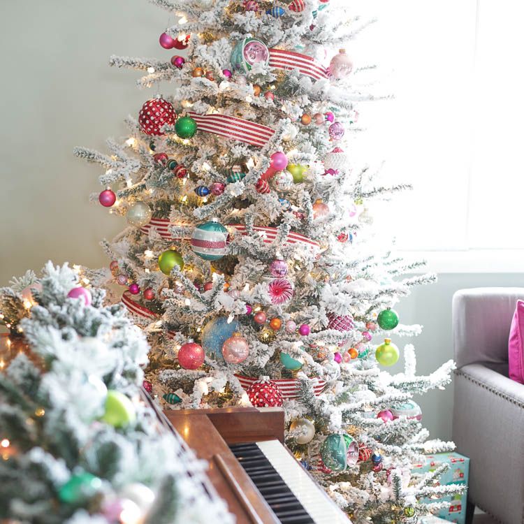 Colorful Vintage Christmas Tree
