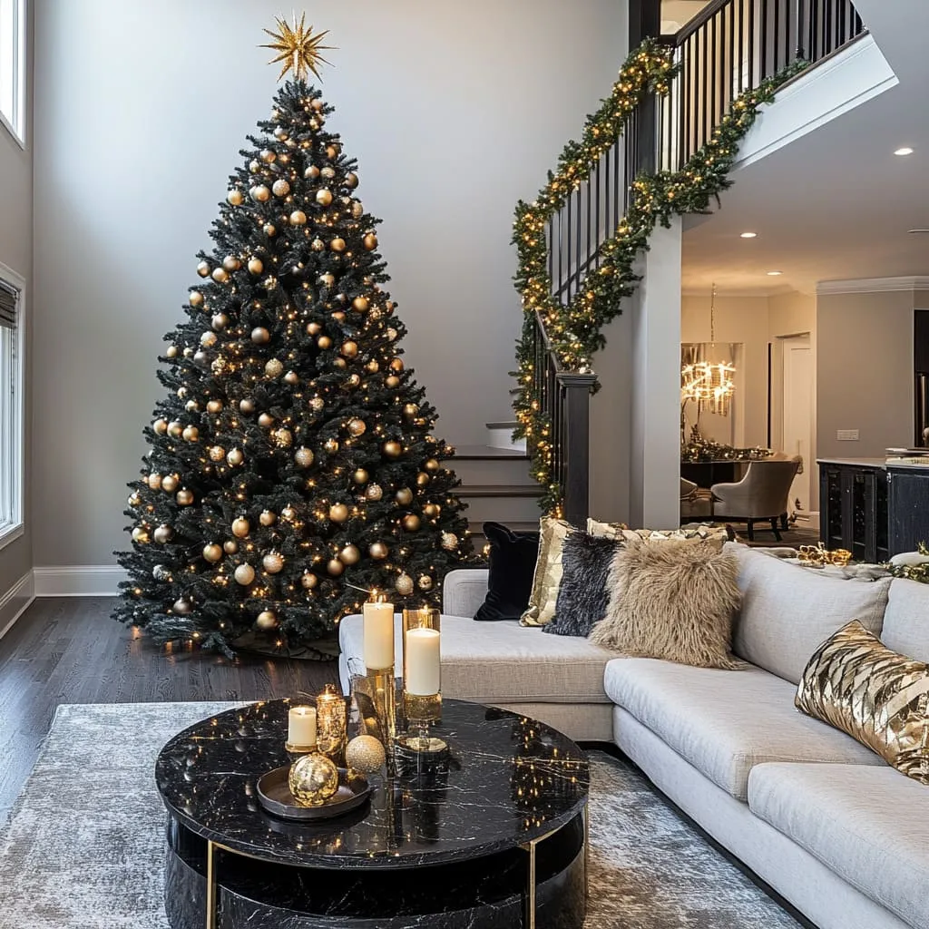 Contemporary Christmas Decor Tips for a Stylish Living Room