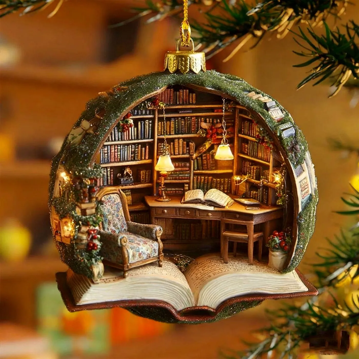 Coollooc Bookstore Christmas Tree Hanging Honduras | Ubuy