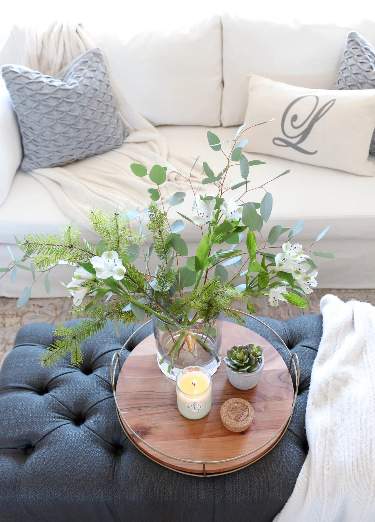 Cozy Hygge Modern Farmhouse Style Living Room