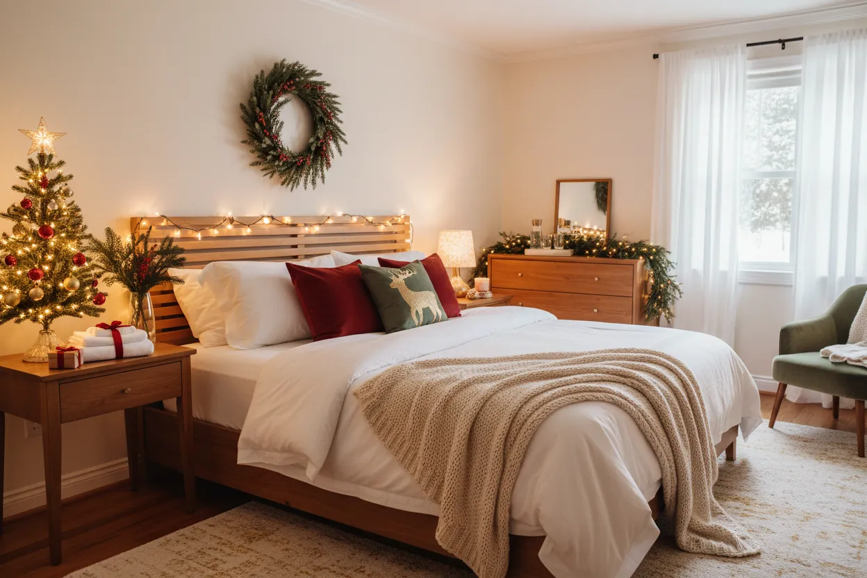 Create the Perfect Guest Bedroom for Christmas | Yinahla