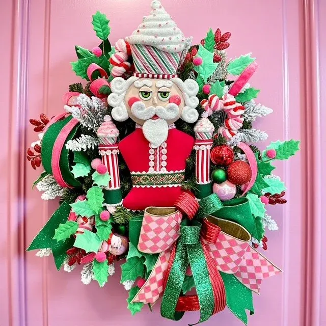 Cupcake Nutcracker Wreath, 34' — Holiday Whimsy