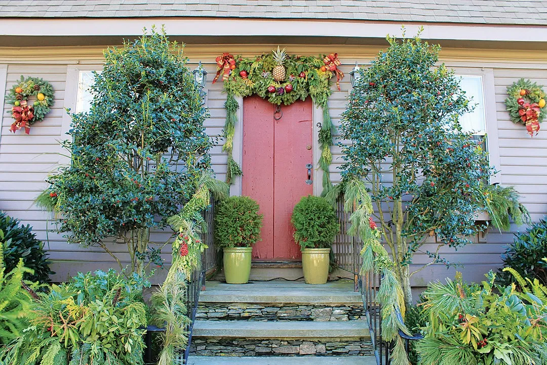 Decorated Doorways and Windows Reflect Spirit of the Season - Newport This Week