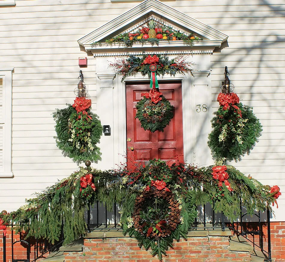 Decorated Doorways and Windows Reflect Spirit of the Season - Newport This Week