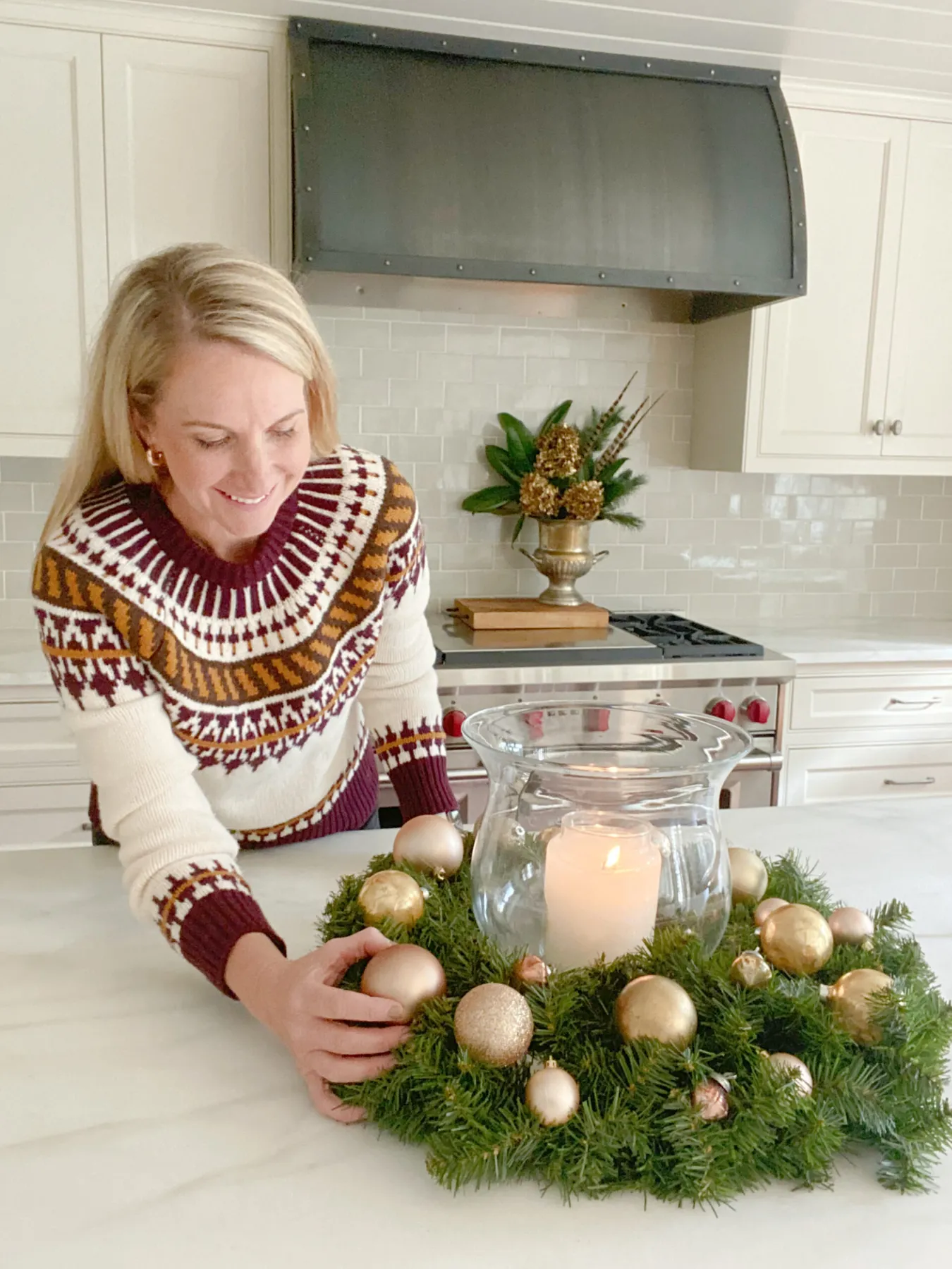 Decorating A 2026 Kitchen Island For Christmas - 37 User-friendly  Centerpiece Ideas To Create The