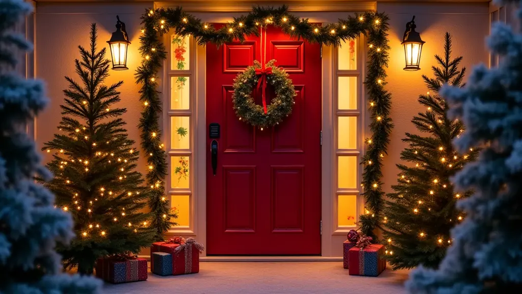 Decorating a Door for Christmas: Festive Ideas and Inspiration - Decorating  Ideas