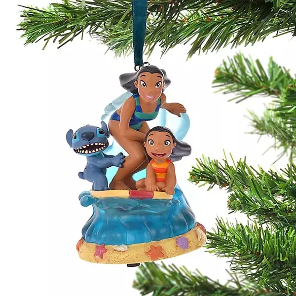Disney Store Lilo and Stitch Singing Hanging Ornament