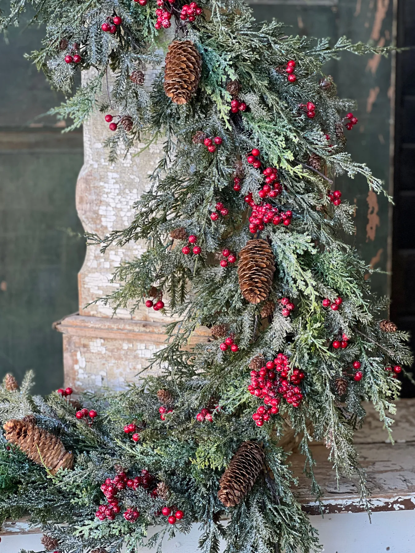 Divinity Berry Cedar Garland | 5' | JUST ARRIVED! - Lancaster Home & Holiday