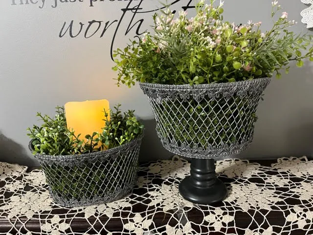 DIY Dollar Tree Tabletop Urns - The Crafty Decorator