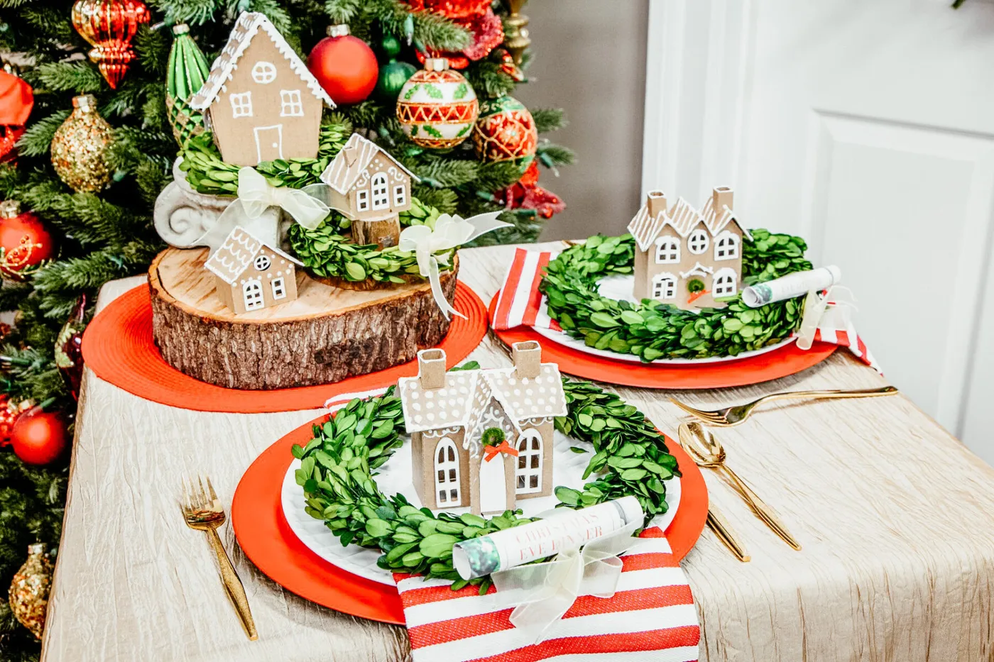 DIY Gingerbread House Place Setting - From Scratch with Maria Provenzano