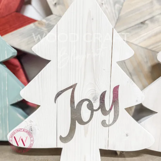 DIY WOOD CHRISTMAS TREE - Wood Craft Blueprints