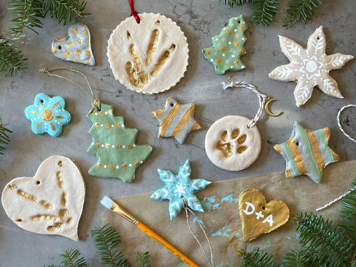 Dough Ornaments Baby Hand Ornament Easy Salt Dough Ornaments Recipe