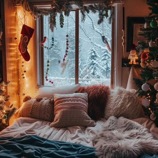 Download Cozy Winter Window Image - Cozy, Winter, Window | StockCake