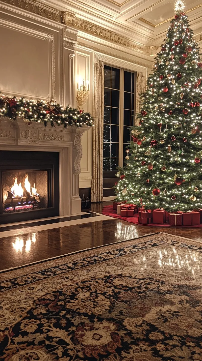 Download Elegant Christmas Setting Image - Christmas, Elegance, Fireplace |  StockCake