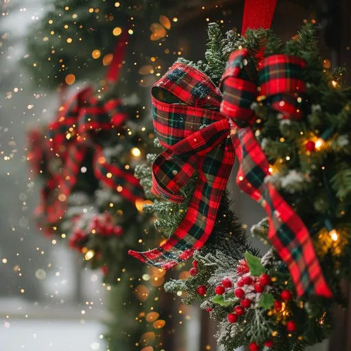 Download Festive Holiday Wreath Image - Holiday, Wreath, Christmas | StockCake