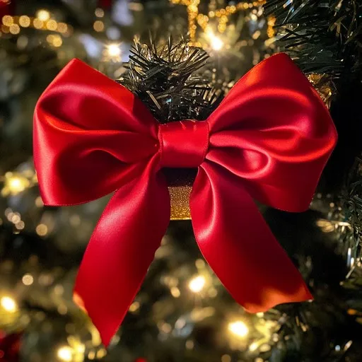 Download Festive Red Bow Image - Bow, Red, Christmas | StockCake