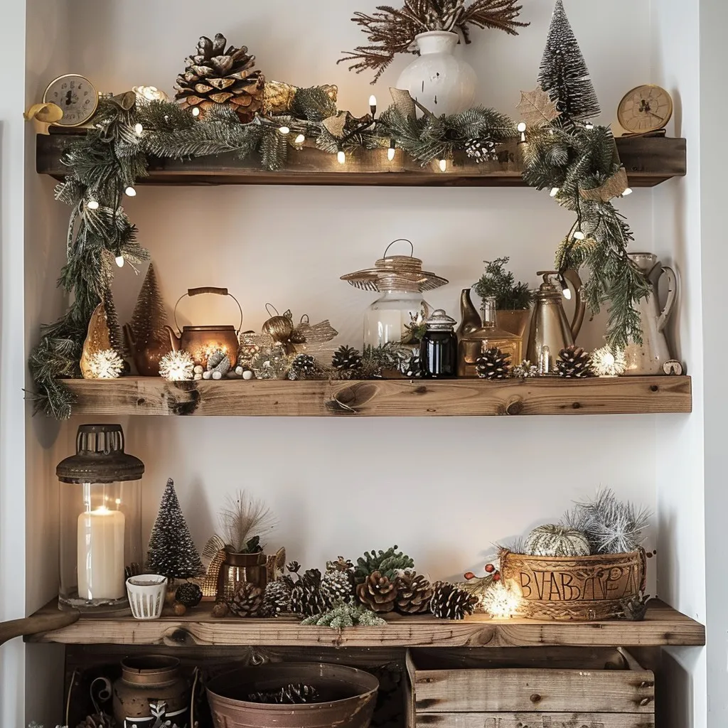 Download Festive Shelf Decor Image - Holiday, Cozy, Shelf | StockCake