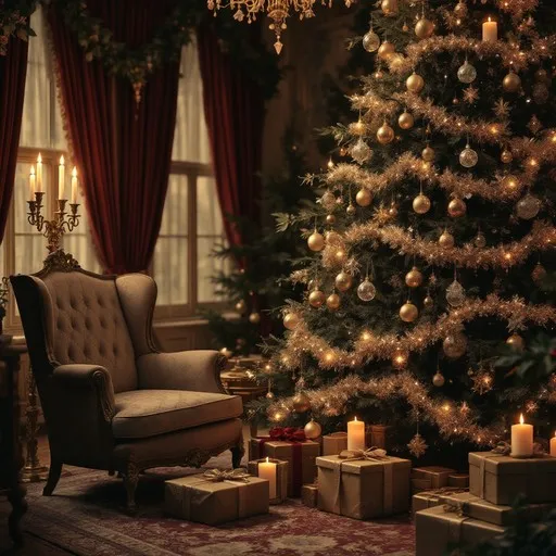 Download Victorian Christmas Evening Image - Christmas, Victorian, Vintage  | StockCake