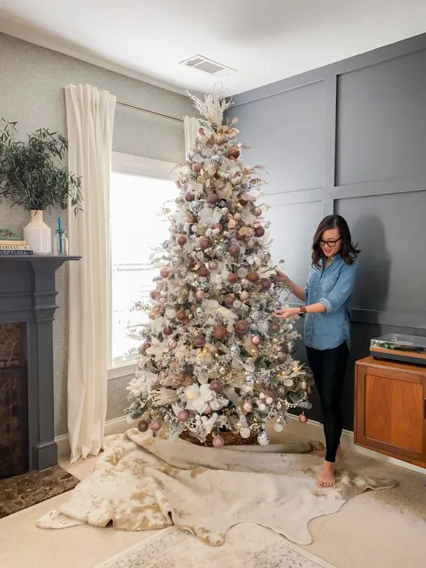 Dreamy Flocked Christmas Tree - Love Your Abode