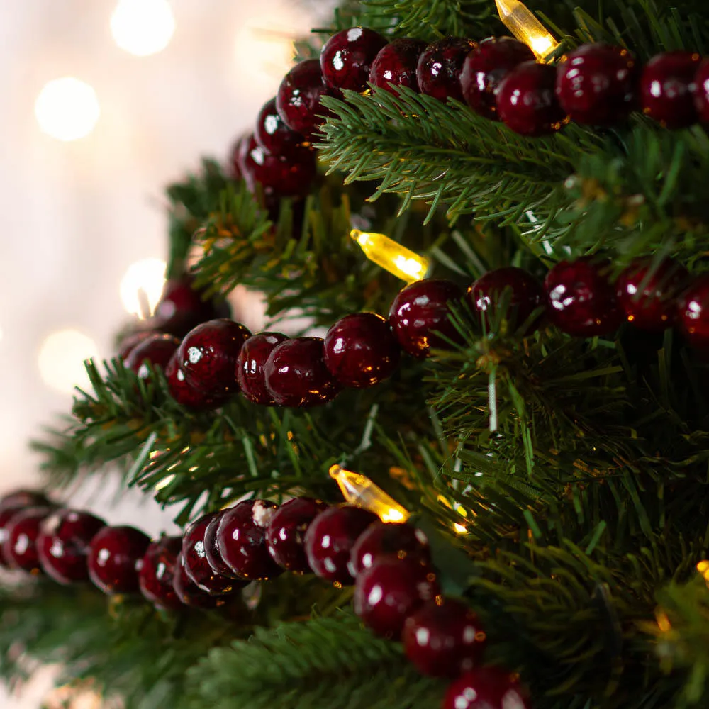 Dried Cranberry Garland Dried Artificial Cranberry Garland Winter Holiday Garlands Christmas And Winter Holiday Crafts Factory Direct Craft