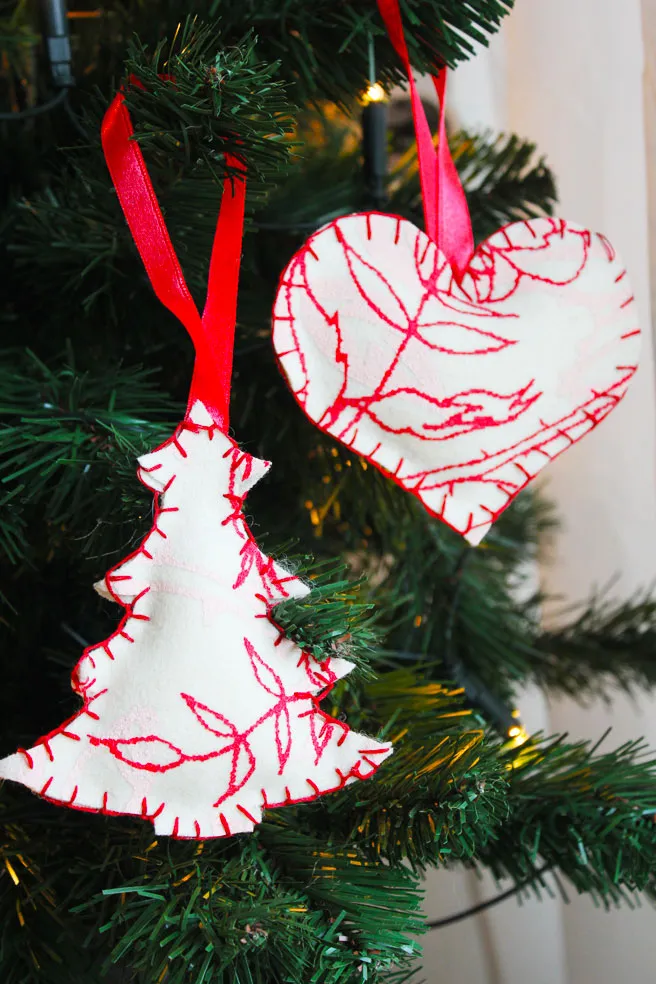 Easy Felt Christmas Ornaments DIY Felt Christmas Ornaments