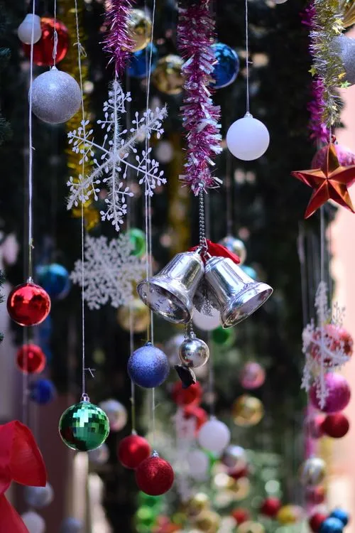Elegant Christmas Decorations with Ornaments · Free Stock Photo