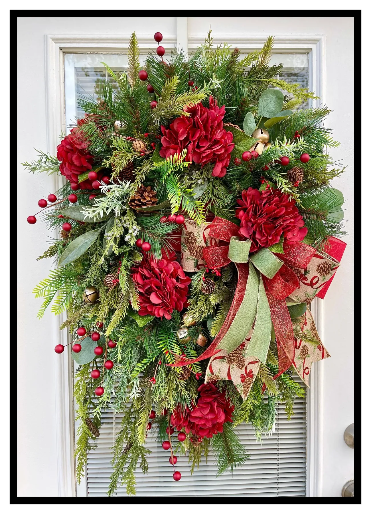 Elegant Winter Wreaths For Front Door Elegant Modern Christmas Wreath Holiday Entryway Wreath Sugar Creek Home