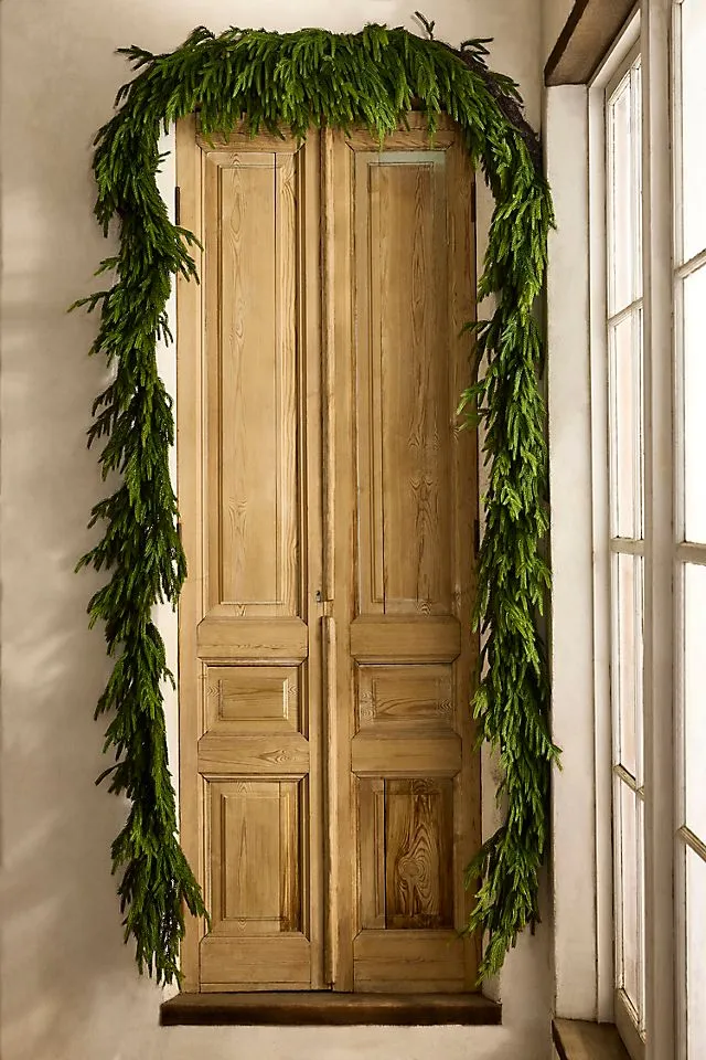 Faux Norfolk Pine Arch Garland, 18' | Terrain