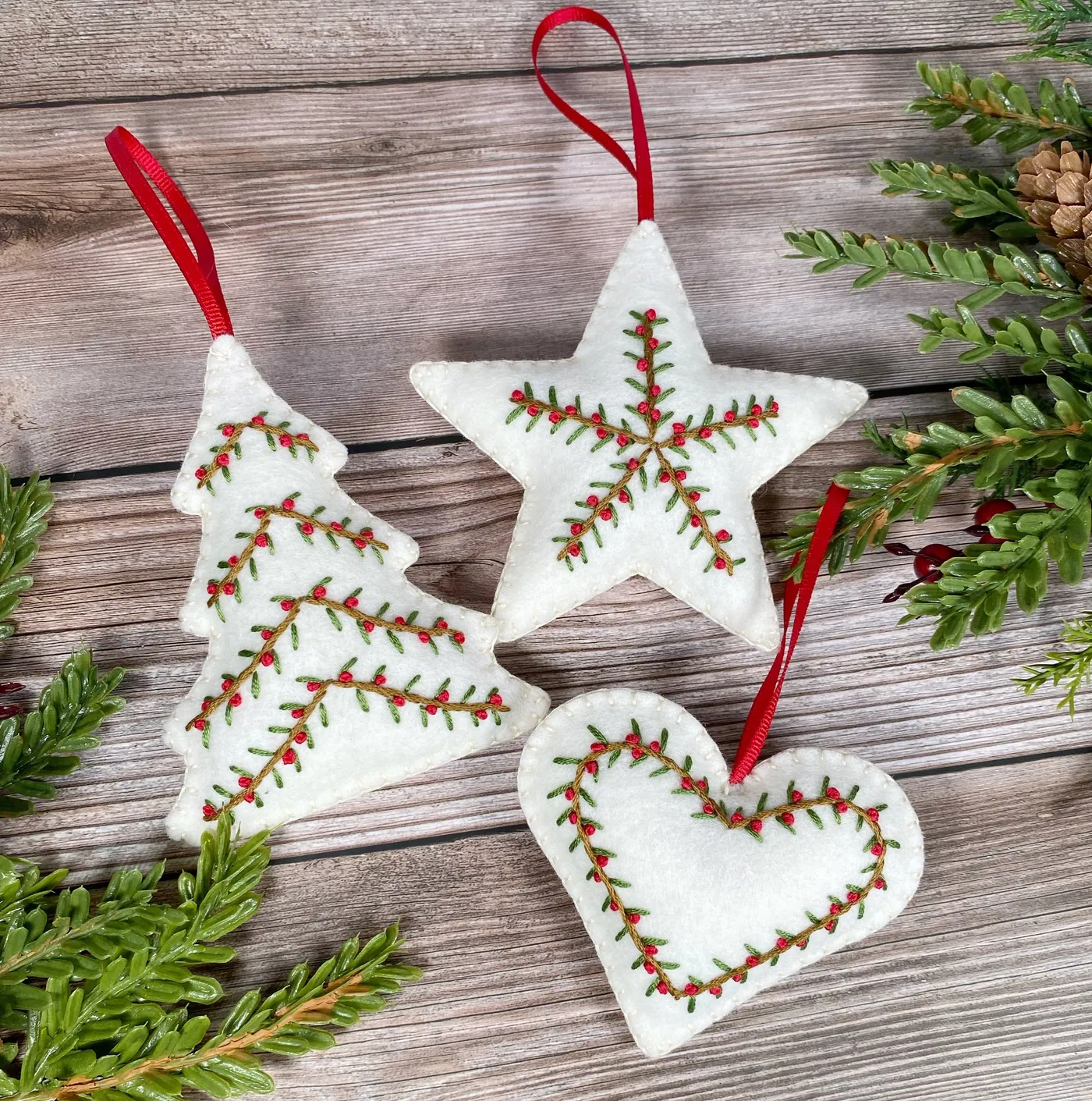 Felt Christmas ornament set — The Ornament Boutique
