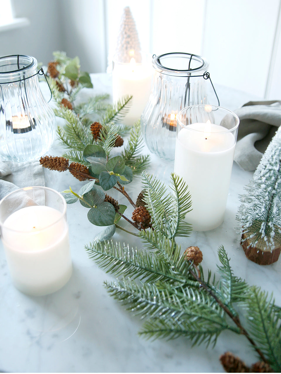 Fir Spruce And Eucalyptus Pinecone Garland – Clem & Co