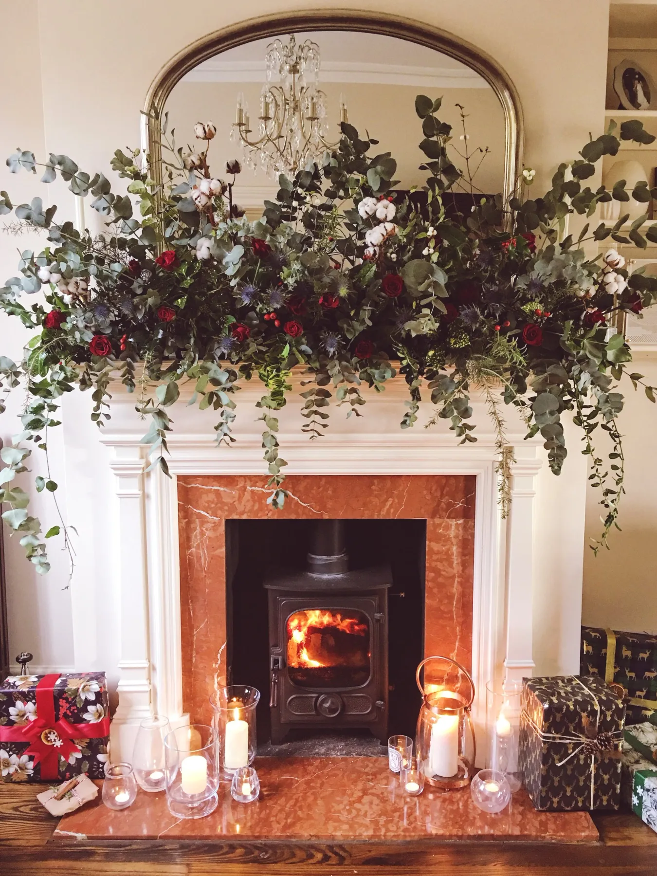 Fireplace King Of Christmas Garland How To Hang Garland On A Fireplace: 10  Step-by-step